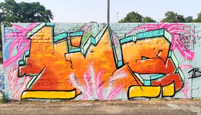 Orange and Colorful Stylewriting by Mils. This Graffiti is located in Germany and was created in 2022. This Graffiti can be described as Stylewriting and Wall of Fame.