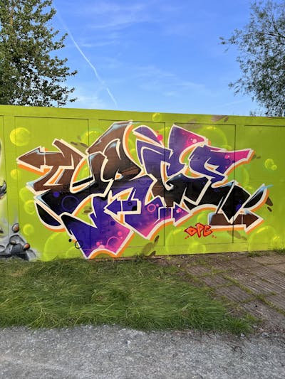 Colorful Stylewriting by Urge. This Graffiti is located in United Kingdom and was created in 2024.