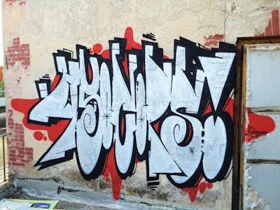Chrome Stylewriting by Romeo2.. This Graffiti is located in Murcia, Spain and was created in 2013.