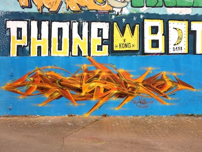 Orange and Light Blue Stylewriting by angst. This Graffiti is located in Germany and was created in 2024. This Graffiti can be described as Stylewriting, 3D and Wall of Fame.