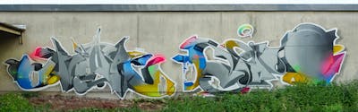 Grey and Colorful Stylewriting by S.KAPE289, Skape289, Rambo87 and Rambo. This Graffiti is located in Germany and was created in 2021.