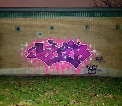 Violet Stylewriting by yab. This Graffiti is located in Gothenburg, Sweden and was created in 2023. This Graffiti can be described as Stylewriting and Street Bombing.