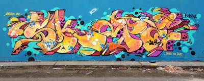 Colorful Stylewriting by S.KAPE289 and Skape289. This Graffiti is located in Lima, Peru and was created in 2017. This Graffiti can be described as Stylewriting and Wall of Fame.