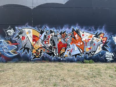 Colorful Stylewriting by Twis. This Graffiti is located in Leipzig, Germany and was created in 2023.