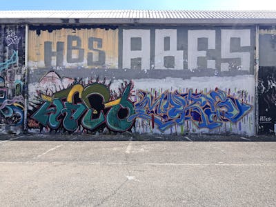 Colorful Stylewriting by Asco and morser. This Graffiti is located in Italy and was created in 2021. This Graffiti can be described as Stylewriting and Wall of Fame.