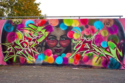 Colorful Stylewriting by Jason one and Jason. This Graffiti is located in Lüneburg, Germany and was created in 2022. This Graffiti can be described as Stylewriting, Characters and Wall of Fame.