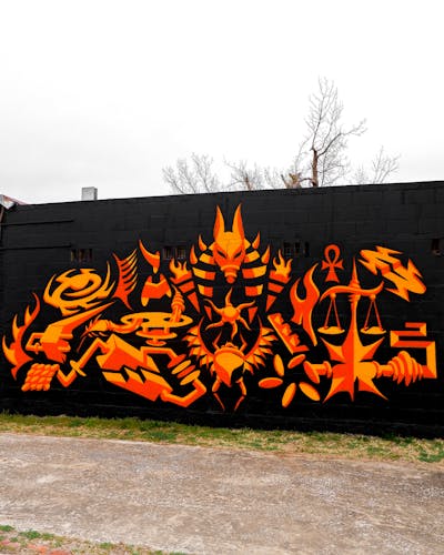 Orange Stylewriting by Zuawé. This Graffiti is located in United States and was created in 2024. This Graffiti can be described as Stylewriting, Characters and Streetart.