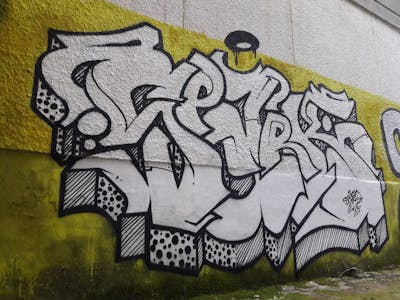 Yellow and Chrome and Black Stylewriting by SparkTwo and LFT. This Graffiti is located in IOANNINA, Greece and was created in 2019.