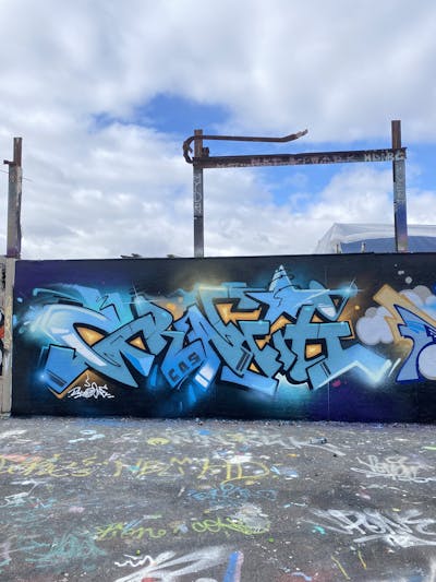 Light Blue and Cyan Stylewriting by Rymd. This Graffiti is located in Sweden and was created in 2024.