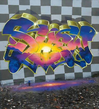Colorful Stylewriting by the Buddys, Büro21 and Shew. This Graffiti is located in Strausberg, Germany and was created in 2021.