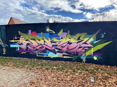 Colorful Stylewriting by FOKUS.81. This Graffiti is located in Fürth, Germany and was created in 2020.