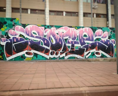 Colorful Stylewriting by SORIE. This Graffiti is located in Herzliya, Israel and was created in 2022.