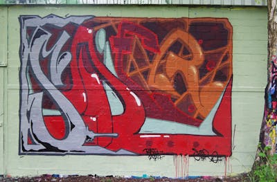 Red and Grey Stylewriting by Stier. This Graffiti is located in Germany and was created in 2022. This Graffiti can be described as Stylewriting and Wall of Fame.