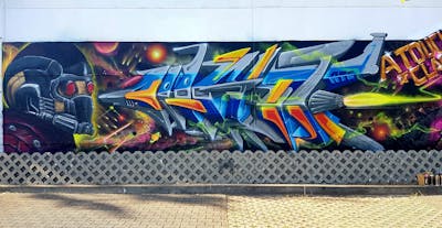Colorful Stylewriting by angst. This Graffiti is located in Leipzig, Germany and was created in 2022. This Graffiti can be described as Stylewriting, 3D and Characters.
