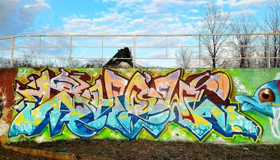 Colorful Stylewriting by SHOW. This Graffiti is located in Croatia and was created in 2024.