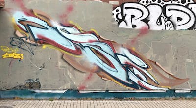 Colorful Stylewriting by WZN, Resn and FYO. This Graffiti is located in Poland and was created in 2022. This Graffiti can be described as Stylewriting and Wall of Fame.