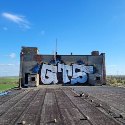 Chrome Stylewriting by Spek, Remy and Gts. This Graffiti is located in Leipzig, Germany and was created in 2022. This Graffiti can be described as Stylewriting and Abandoned.