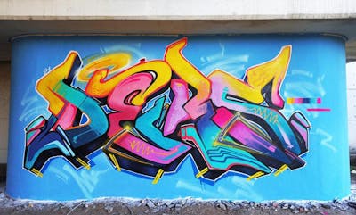 Colorful Stylewriting by Ders. This Graffiti is located in Moscow, Russian Federation and was created in 2021.