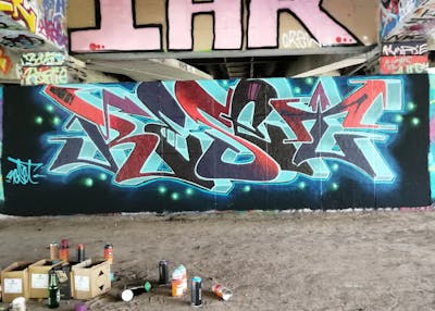 Colorful Stylewriting by Reset. This Graffiti is located in Hannover, Germany and was created in 2022. This Graffiti can be described as Stylewriting and Abandoned.