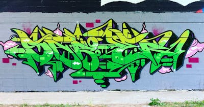 Light Green Stylewriting by SABOTER. This Graffiti is located in Switzerland and was created in 2022.