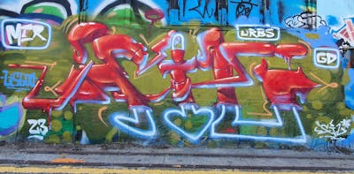 Red and Light Green and Light Blue Stylewriting by fil, urbansoldierz, graffdinamics and mtrclan. This Graffiti is located in LISBON, Portugal and was created in 2023. This Graffiti can be described as Stylewriting and 3D.