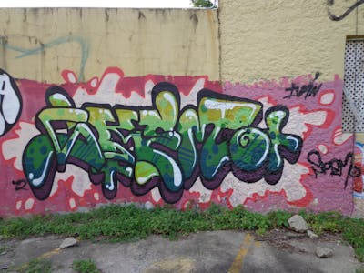 Colorful Stylewriting by skemo. This Graffiti is located in San Juan, Puerto Rico and was created in 2011.
