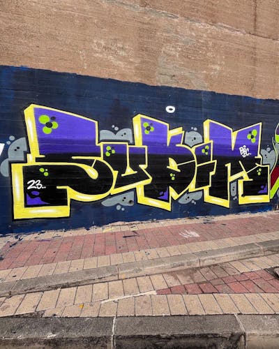 Black and Yellow Stylewriting by SUDIM. This Graffiti is located in Johannesburg, South Africa and was created in 2023.