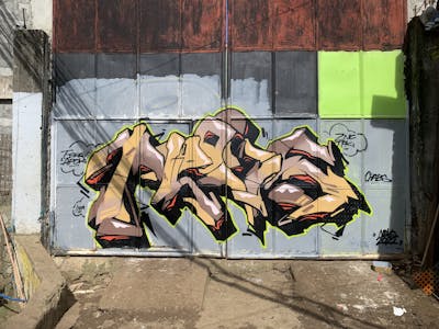 Beige and Brown and Colorful Stylewriting by Nevs. This Graffiti is located in Philippines and was created in 2022. This Graffiti can be described as Stylewriting and Abandoned.