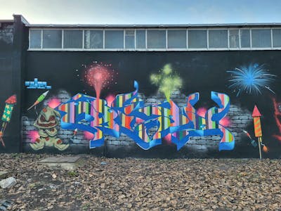 Colorful Stylewriting by Dipa. This Graffiti is located in Berlin, Germany and was created in 2024. This Graffiti can be described as Stylewriting and Characters.
