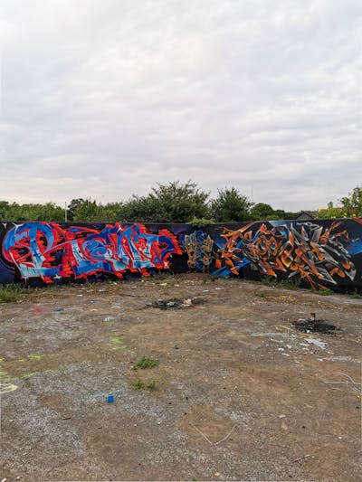Colorful Stylewriting by Rant and Peace. This Graffiti is located in Dortmund, Germany and was created in 2023. This Graffiti can be described as Stylewriting and Characters.