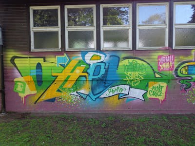 Colorful Stylewriting by Mr Dheo. This Graffiti is located in Frankfurt am Main, Germany and was created in 2013.