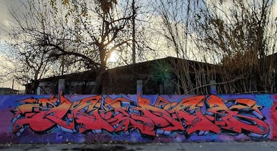 Colorful Stylewriting by Oclocs. This Graffiti is located in Mexicali, Mexico and was created in 2020.