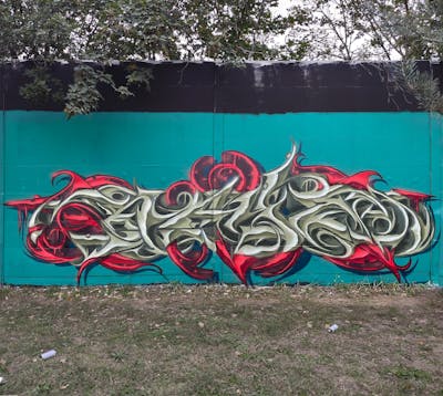 Colorful Stylewriting by Rays. This Graffiti is located in Darmsatdt, Germany and was created in 2021.