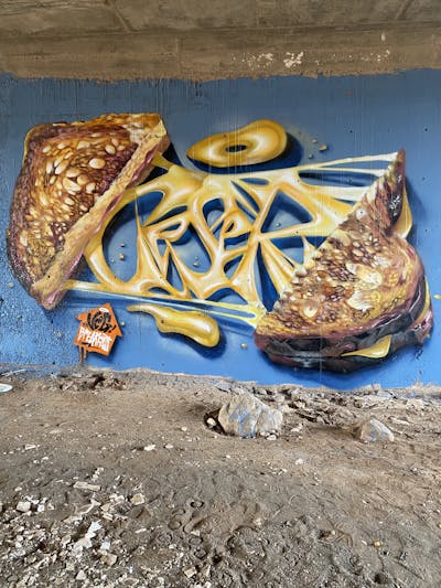 Beige and Yellow and Brown Stylewriting by Ceser87 and ceser. This Graffiti is located in Gran Canaria, Spain and was created in 2021. This Graffiti can be described as Stylewriting, Characters, 3D and Abandoned.