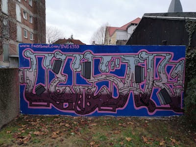 Colorful Stylewriting by CesarOne.SNC. This Graffiti is located in Frankfurt am Main, Germany and was created in 2018.