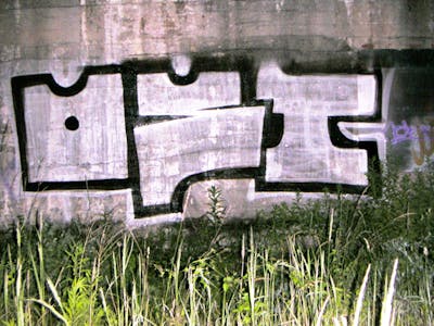 Chrome and Black Stylewriting by urine, OST and kafor. This Graffiti is located in Bitterfeld, Germany and was created in 2004. This Graffiti can be described as Stylewriting and Street Bombing.