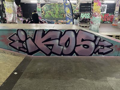 Coralle Stylewriting by IKOS. This Graffiti is located in Germany and was created in 2022. This Graffiti can be described as Stylewriting and Wall of Fame.