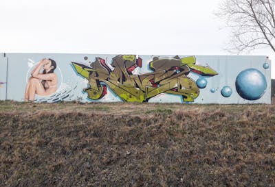 Colorful Stylewriting by Roweo and mtl crew. This Graffiti is located in Saalfeld (Saale), Germany and was created in 2018. This Graffiti can be described as Stylewriting and Characters.