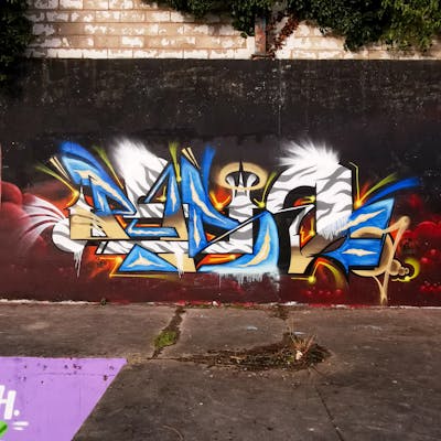 Colorful and White Stylewriting by PaseOne. This Graffiti is located in Huddersfield, United Kingdom and was created in 2023.