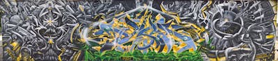 Colorful Stylewriting by Nemos, Sainter and Duch. This Graffiti is located in Bratislava, Slovakia and was created in 2018. This Graffiti can be described as Stylewriting, Wall of Fame and Streetart.