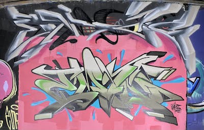 Colorful Stylewriting by EmzG. This Graffiti is located in Switzerland and was created in 2022.