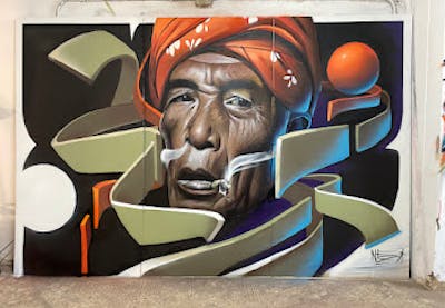 Colorful Characters by Nexgraff. This Graffiti is located in Pasaia San Pedro, Spain and was created in 2021. This Graffiti can be described as Characters and 3D.
