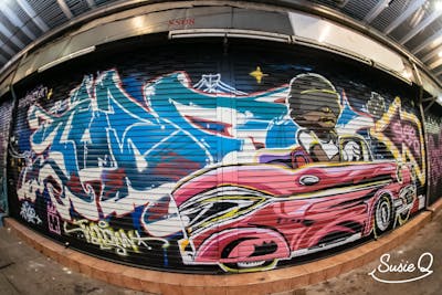 Colorful Characters by jude juiz, Mons and 2Down crew. This Graffiti is located in Bangkok, Thailand and was created in 2021. This Graffiti can be described as Characters and Stylewriting.