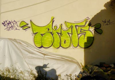Light Green Stylewriting by Riots. This Graffiti is located in Malta and was created in 2013. This Graffiti can be described as Stylewriting and Street Bombing.