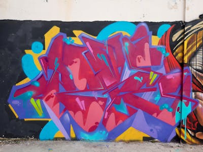 Colorful Stylewriting by Note2. This Graffiti is located in Indonesia and was created in 2021. This Graffiti can be described as Stylewriting and Abandoned.