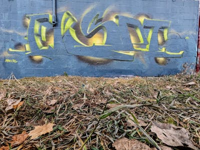 Yellow Stylewriting by Eksept. This Graffiti is located in Montréal, Canada and was created in 2023. This Graffiti can be described as Stylewriting and 3D.