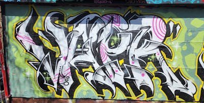 White and Colorful Stylewriting by Vapr. This Graffiti is located in United States and was created in 2024.