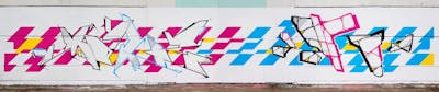Colorful Stylewriting by Malz, Darm and DRMLZ. This Graffiti is located in Dessau, Germany and was created in 2021.