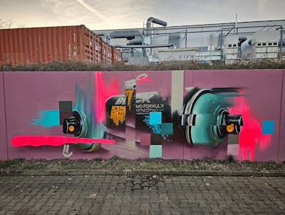 Colorful Characters by Mister Oreo. This Graffiti is located in Leverkusen, Germany and was created in 2023. This Graffiti can be described as Characters and Streetart.