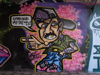 Colorful Characters by unknown. This Graffiti is located in Eindhoven, Netherlands and was created in 2012.